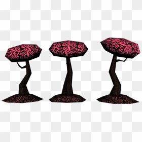 3d Trees Created For Part Of A Battle Arena Project, HD Png Download - 3d trees png
