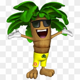 Cartoon Images Of Coconut Trees, HD Png Download - 3d trees png