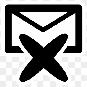 Mono Mail Delete Clip Arts - Mensaje Icono, HD Png Download - delete png image