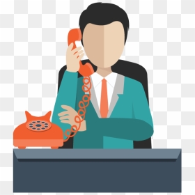 Manager Clipart Front Office - Telephone Etiquette, HD Png Download - manager clipart png