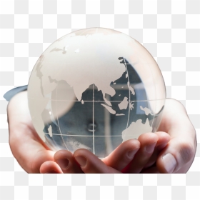 Picture - Bezos Earth Fund, HD Png Download - globe with hand png