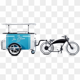 Ice Cream Bike By Bizz On Wheels - Food Cart, HD Png Download - ice gola png