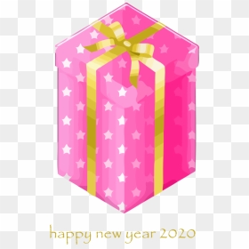 Transparent New Year Pink Present Gift Wrapping For - Happy Birthday, HD Png Download - diwali gift png