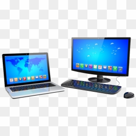 Desktop-laptop - Laptop And Desktop Png, Transparent Png - dell laptops png