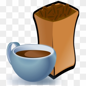 Instant Coffee,cup,tea - Coffee Beans Clip Art, HD Png Download - tea png image