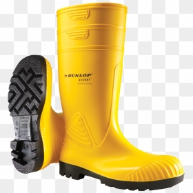 Wellington Boot Yellow, HD Png Download - footwear images png
