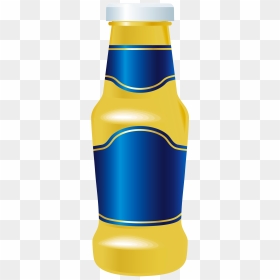 Clipart School Water Bottle - Transparent Mustard Bottle Png, Png Download - school water bottle png