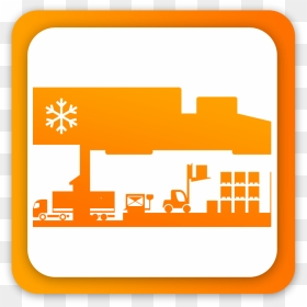 Cold Storage Shipping And Receiving Software - Cold Storage Warehouse Icon, HD Png Download - warehouse clipart png