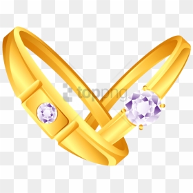 Free Png Diamond Wedding Rings Png Png Image With Transparent - Wedding Golden Ring Png, Png Download - wedding png file