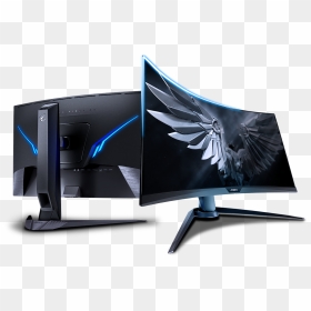 مانیتور منحنی, HD Png Download - monitor png transparent