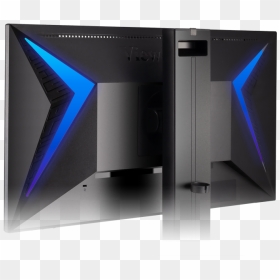 Gaming Pc Back View, HD Png Download - monitor png transparent