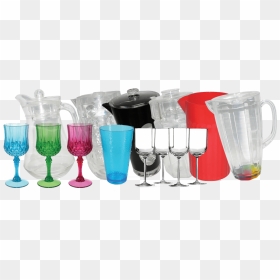 Acrylic - Champagne Stemware, HD Png Download - plastic crockery png