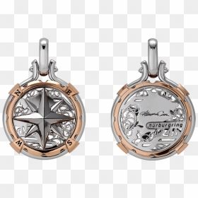 Byenzo The Adventurous Collection Pt950 Platinum And - Earrings, HD Png Download - earrings for men png
