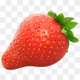 Strawberry Heart Clipart Clip Freeuse Download 213163771 - Fruit Individual, HD Png Download - strawberry fruit png