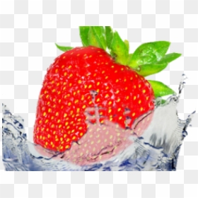 Fruit Water Splash Png Transparent Images - Fruit Water Splsa Png, Png Download - strawberry fruit png