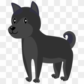 Cartoon Black Dog Png Image - Small Dog Clipart, Transparent Png - cartoon png file
