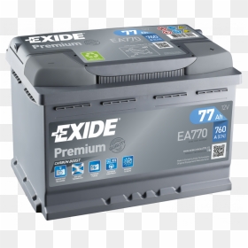 Download This High Resolution Automotive Battery High - Exide Premium Ea770, HD Png Download - battery.png