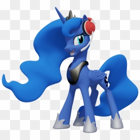 Gamer Luna 3d Model By Clawed-nyasu - My Little Pony Princess Luna 3d, HD Png Download - model image png