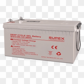 Gel-battery - 12 Volts Deep Cycle Batteries, HD Png Download - battery.png