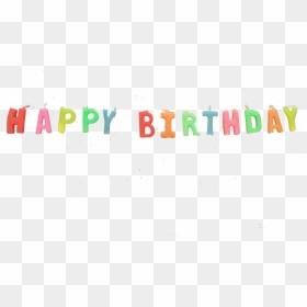 Graphic Design, HD Png Download - happy birthday candles png