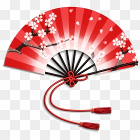 Japanese Fan Clipart, HD Png Download - fan clipart png