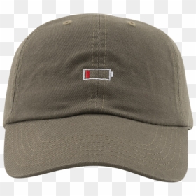 Low Battery Hat Olive - Baseball Cap, HD Png Download - cap images png