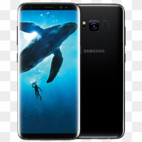 Samsung Galaxy S8 64gb Midnight Black, HD Png Download - samsung mobile phones png