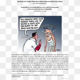 Cartoon, HD Png Download - modi cartoon png