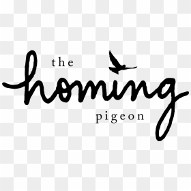 The Homing Pigeon - Calligraphy, HD Png Download - pigeon fly png