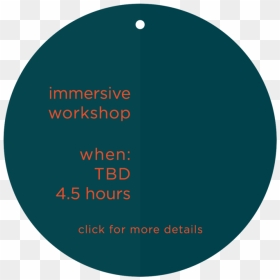 Immersive Workshop Tbd Love Good Color - Circle, HD Png Download - color full png