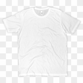 White T Shirt Front And Back Png - White Mens T Shirt Png, Transparent Png - plain t shirts png