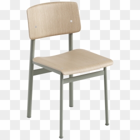 30204 Loft Chair Dusty Greenoak 1525421686 - Muuto Loft Chair, HD Png Download - steel sofa set png