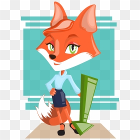 Cartoon Business Animal, HD Png Download - corporate lady png