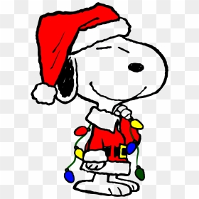 Christmas Clipart Snoopy - Clip Art Snoopy Christmas, HD Png Download - christmas father clipart png