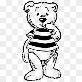 Old Drawing Teddy Bear - Jesse Bear Coloring Page, HD Png Download - cute teddy bear png