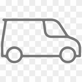 Ambulance Truck Clipart Black And White , Png Download - Black And White Cartoon Truck, Transparent Png - ambulance clipart png