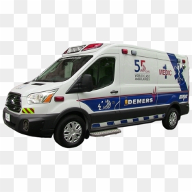 The Ford Transit & Ex Sprinter Ambulances Stands Alone - Compact Van, HD Png Download - ambulance clipart png