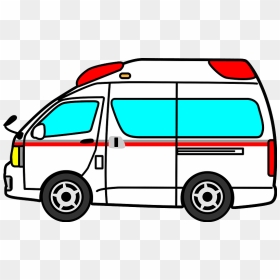 Ambulance Emergency Vehicle Clipart - フリー 素材 イラスト 救急車, HD Png Download - ambulance clipart png