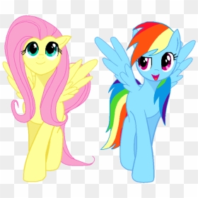 Transparent Real Rainbow Png - Fluttershy, Png Download - ponies png