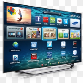 Samsung Smart Tv Led 32 Inch, HD Png Download - samsung tv png
