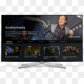 Stirr Samsung Tv Mock - Andromeda Cast, HD Png Download - samsung tv png