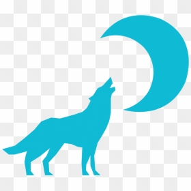 Dog Catches Something, HD Png Download - blue wolf png