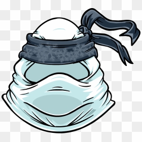 Icy Mask Icon - Club Penguin Ninja Mask, HD Png Download - icy png