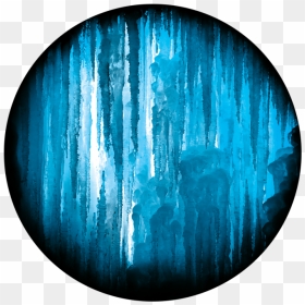 Heavy Icicle Covering - Cave Gobo, HD Png Download - icy png