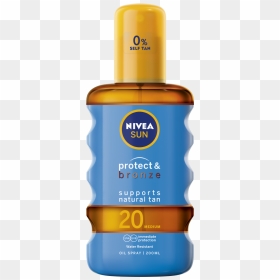 Protect And Bronze Nivea, HD Png Download - uva png