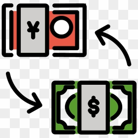 Currency Exchange Emoji Clipart - Clip Art, HD Png Download - exchange png