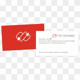 Exchange-bizcards - Graphic Design, HD Png Download - exchange png
