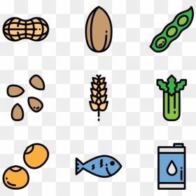 Thumb Image - Nut Icon, HD Png Download - eating icon png