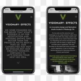 Design And Architecture Website Visionary Effects Bootstrap - Smartphone, HD Png Download - latest png effects