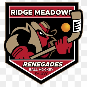 Ridge Meadow With White Text, HD Png Download - hockey ball png